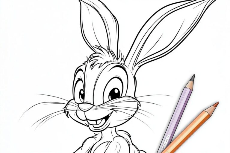 Bugs Bunny Ausmalbilder: Malvergnügen für Groß und Klein