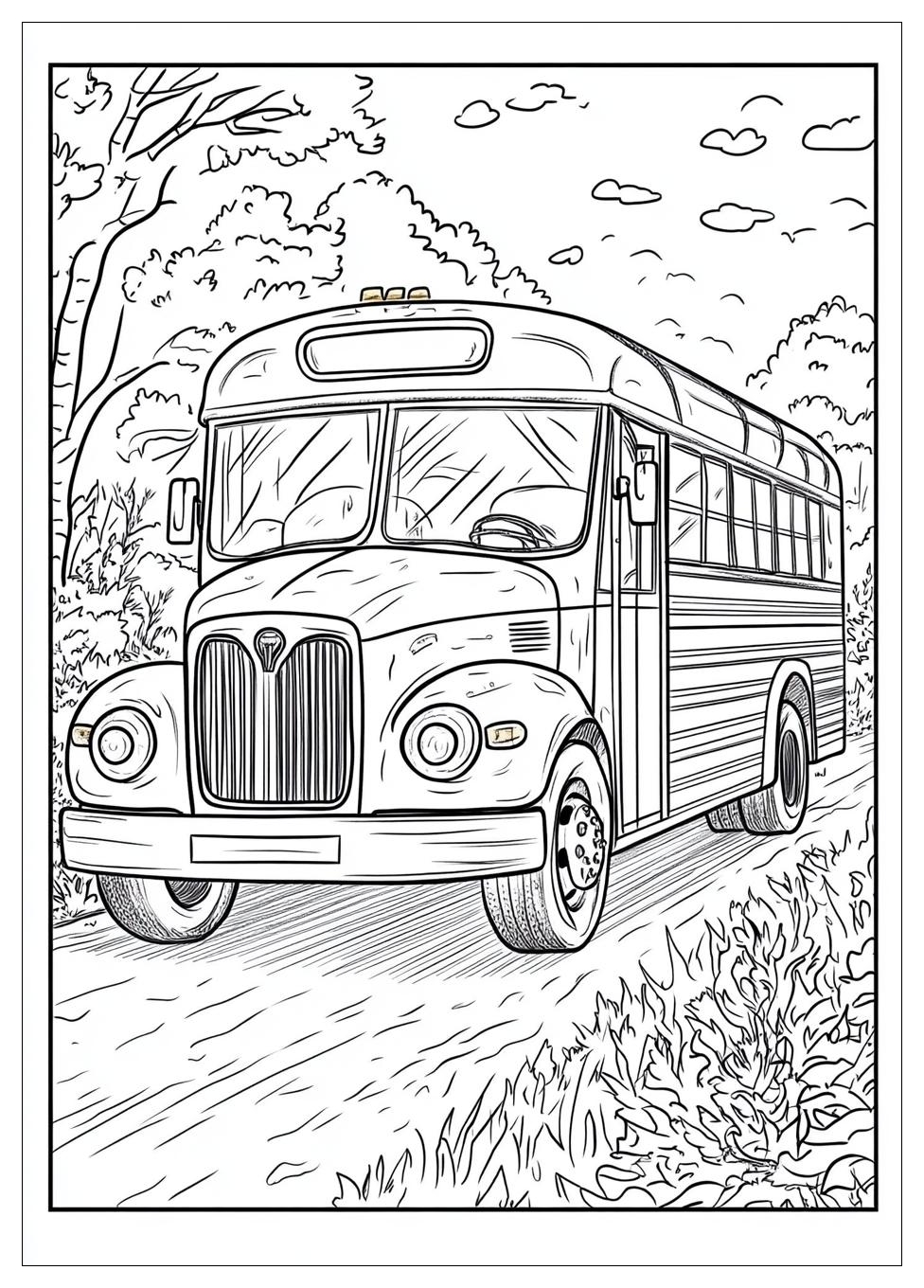 Bus Ausmalbilder 1