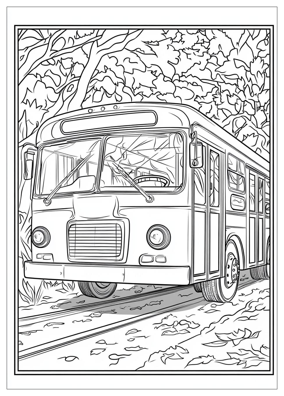 Bus Ausmalbilder 12