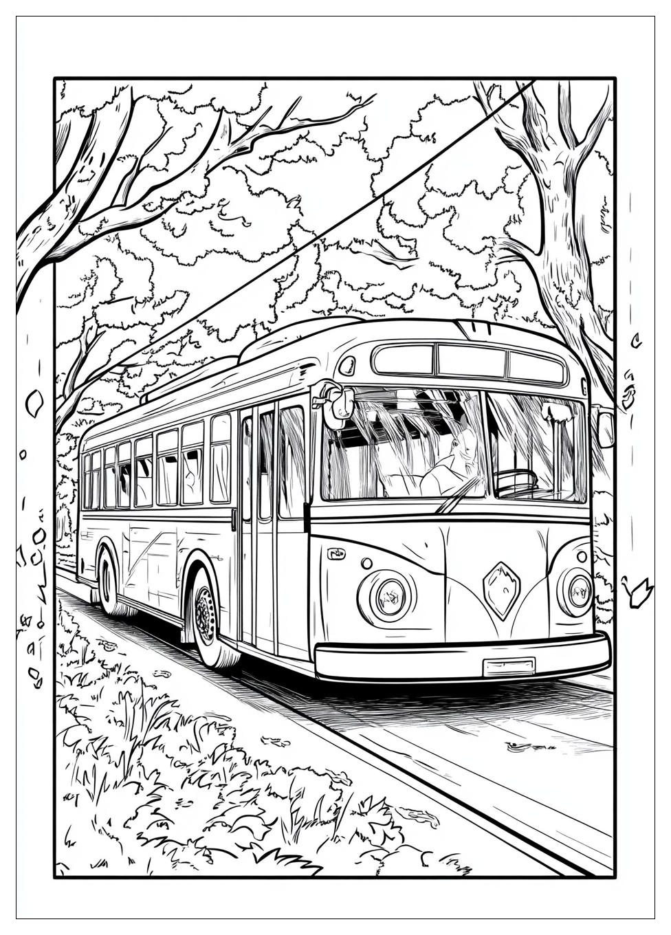 Bus Ausmalbilder 4