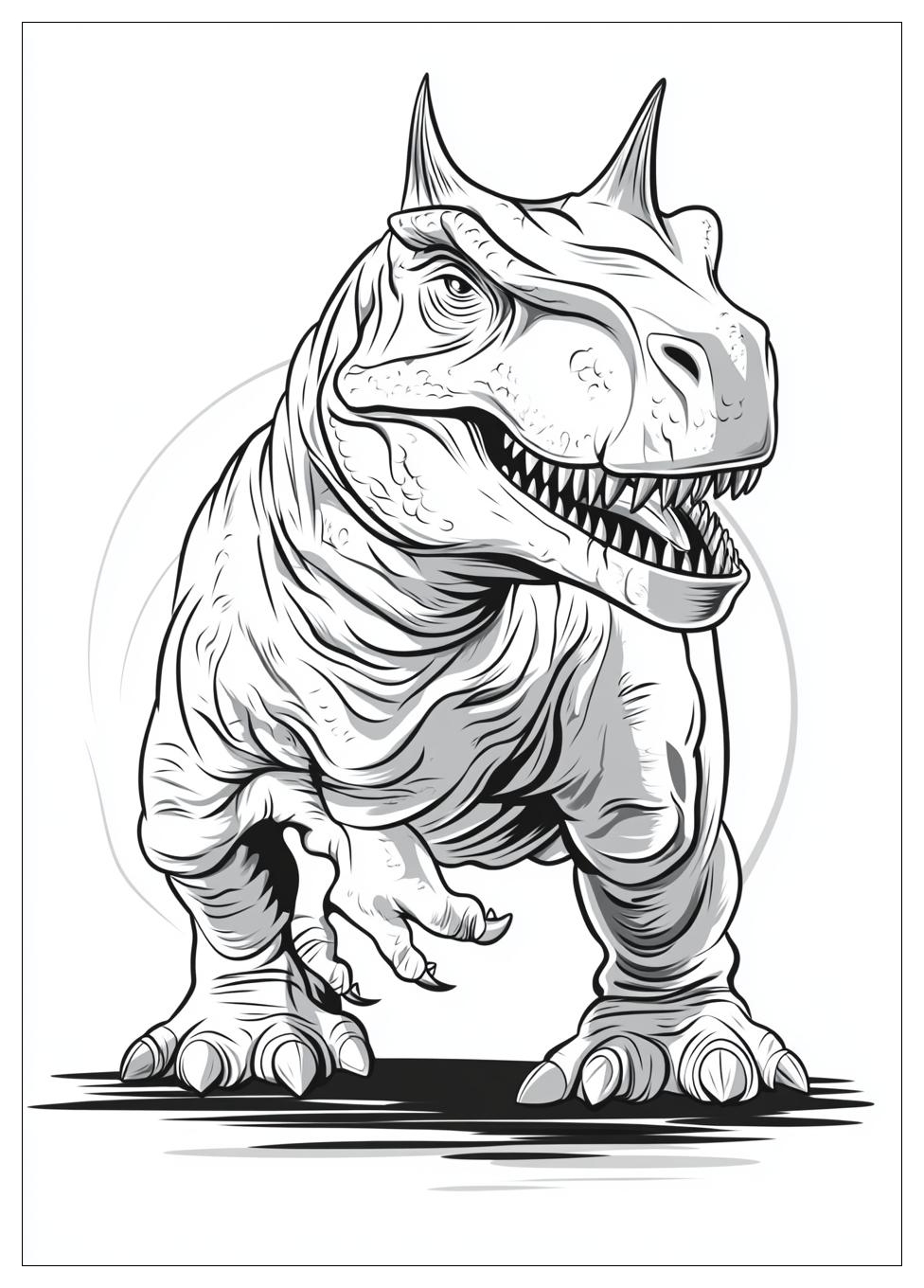 Carnotaurus Ausmalbilder 7