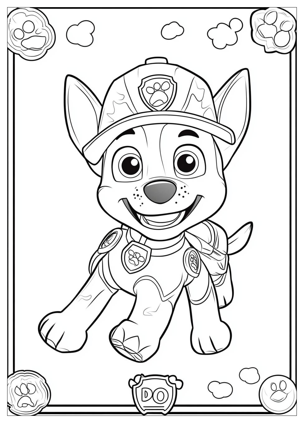 Chase Paw Patrol Ausmalbilder 13