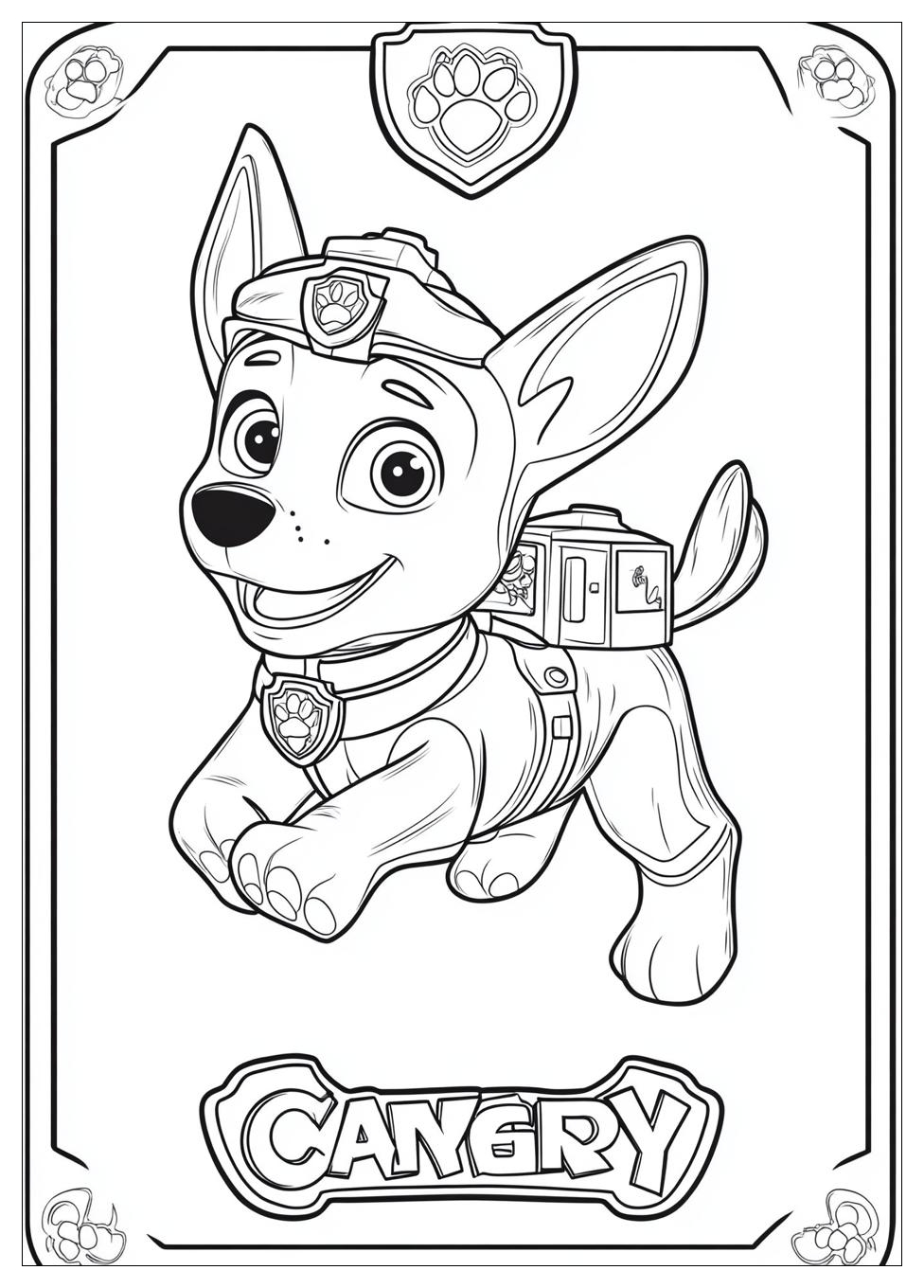 Chase Paw Patrol Ausmalbilder 21