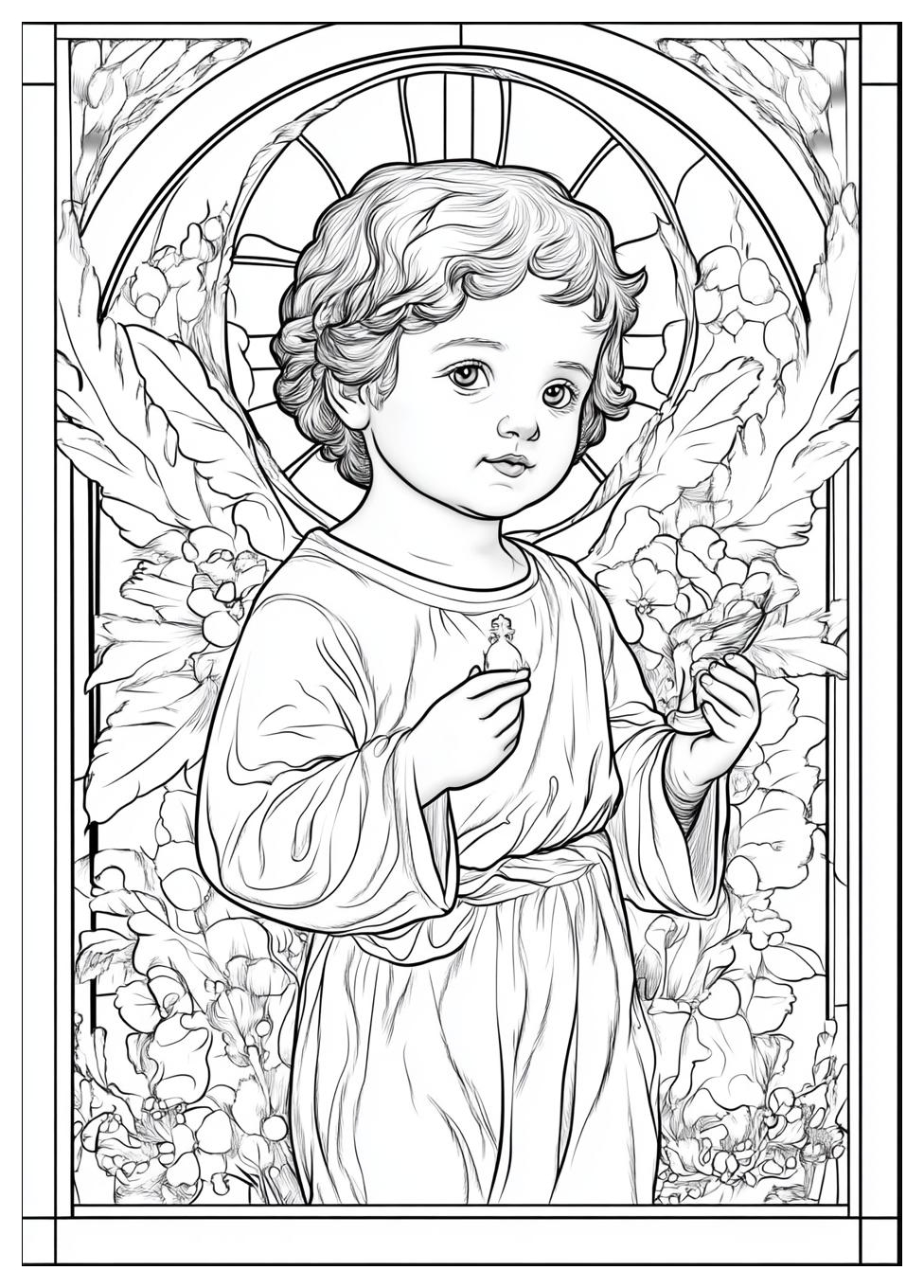 Christkind Ausmalbilder 2