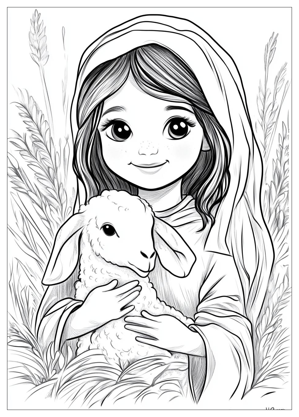 Christkind Ausmalbilder 20