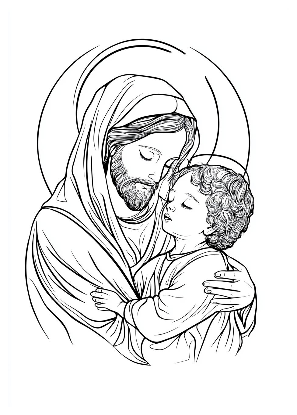 Christkind Ausmalbilder 21