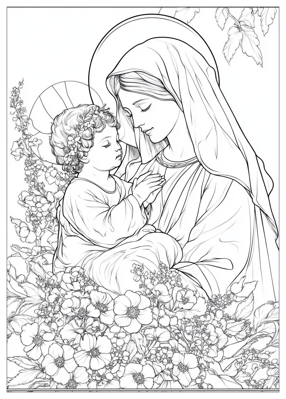 Christkind Ausmalbilder 23