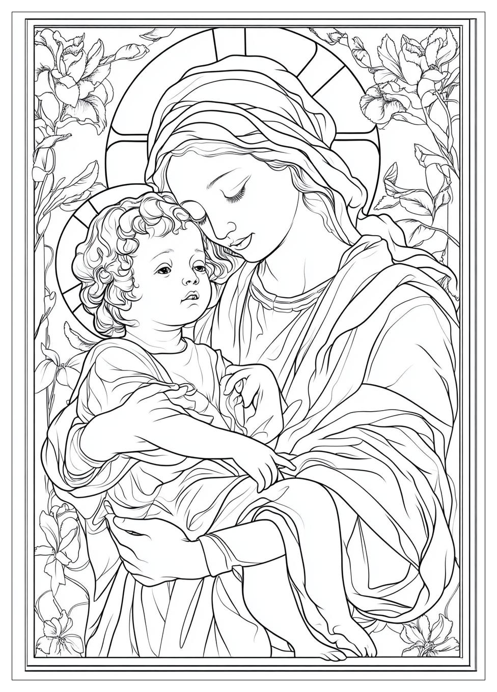 Christkind Ausmalbilder 24