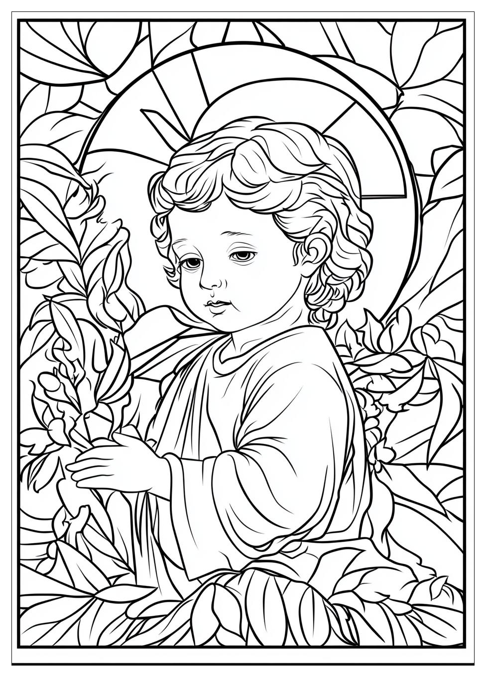 Christkind Ausmalbilder 3