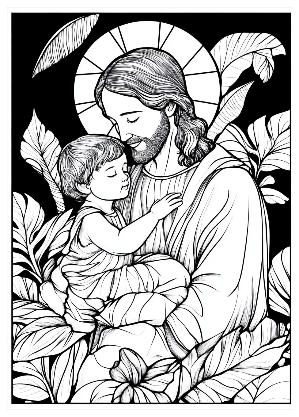 Christkind Ausmalbilder 5