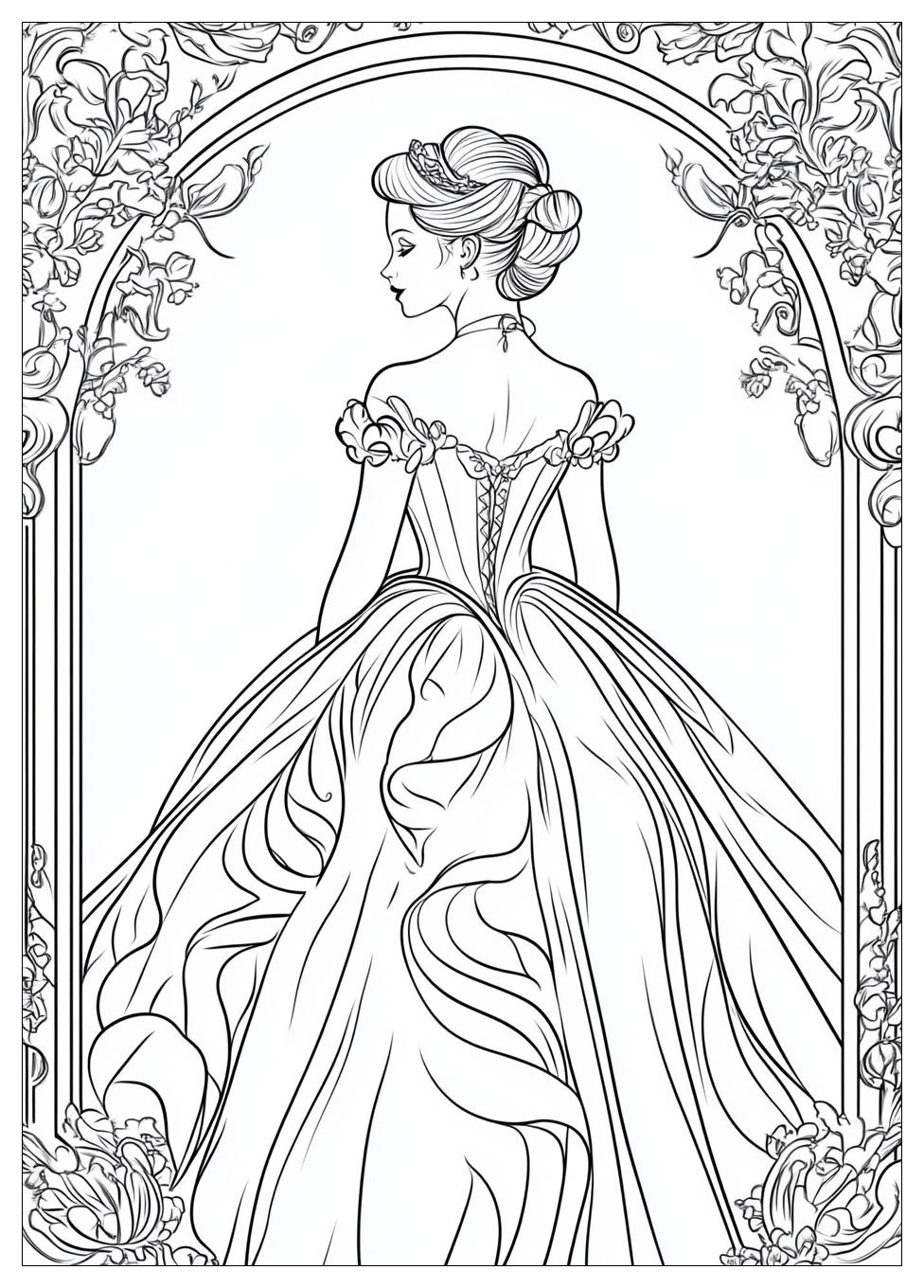 Cinderella Ausmalbilder 9