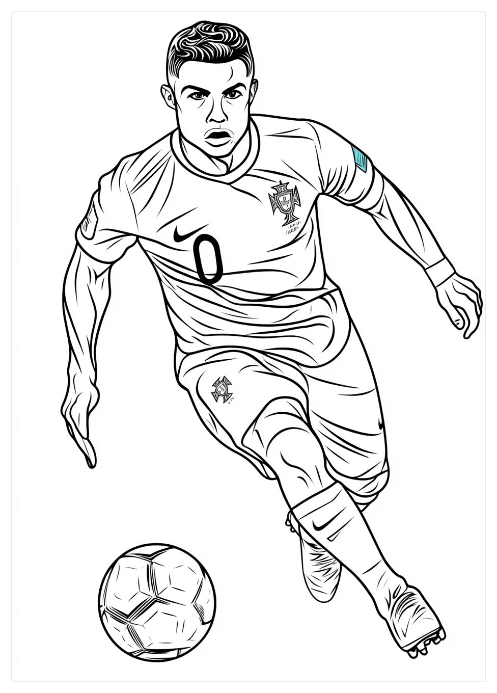 Cristiano Ronaldo Ausmalbilder 11