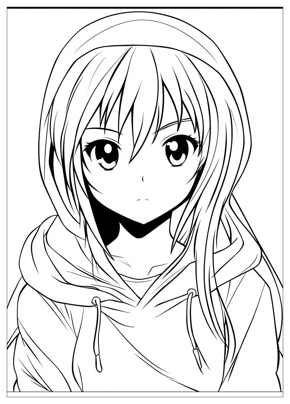 Cute Anime Ausmalbilder 12