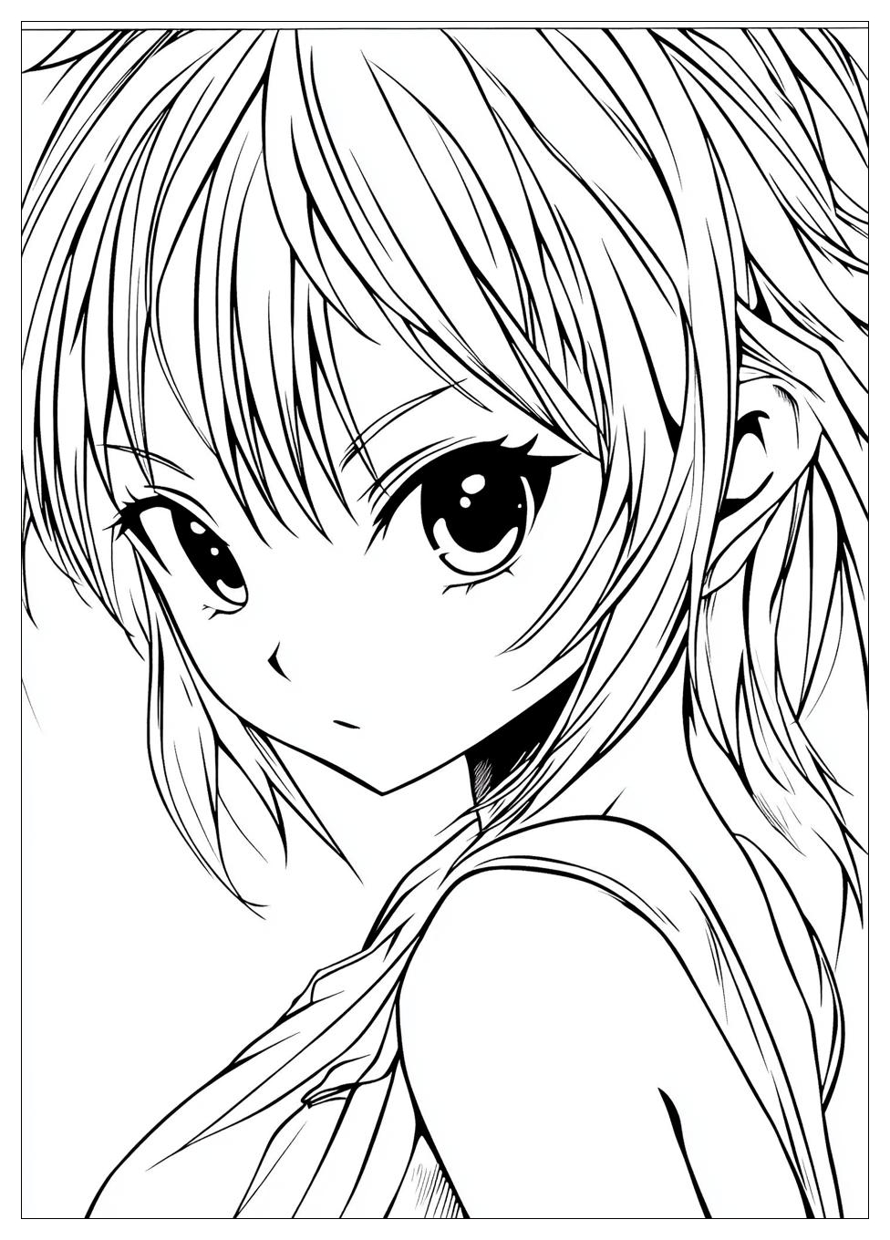 Cute Anime Ausmalbilder 16