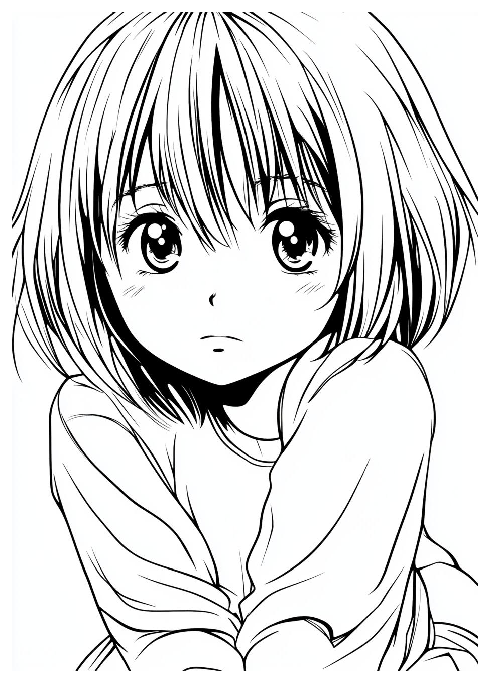 Cute Anime Ausmalbilder 17