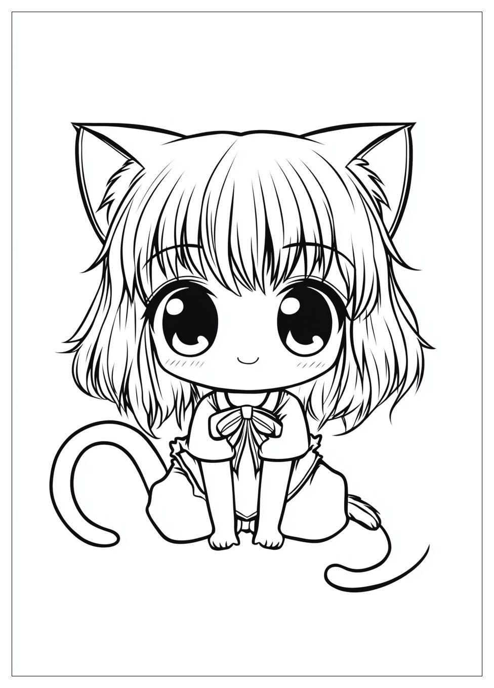 Cute Anime Ausmalbilder 18