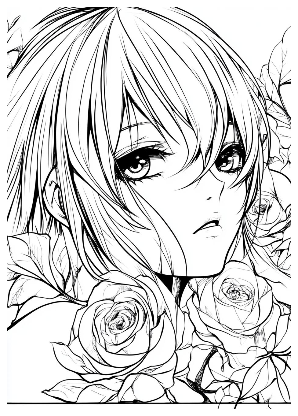 Cute Anime Ausmalbilder 19