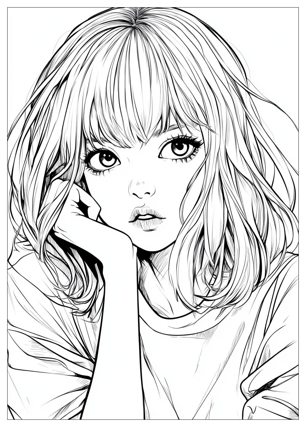 Cute Anime Ausmalbilder 5