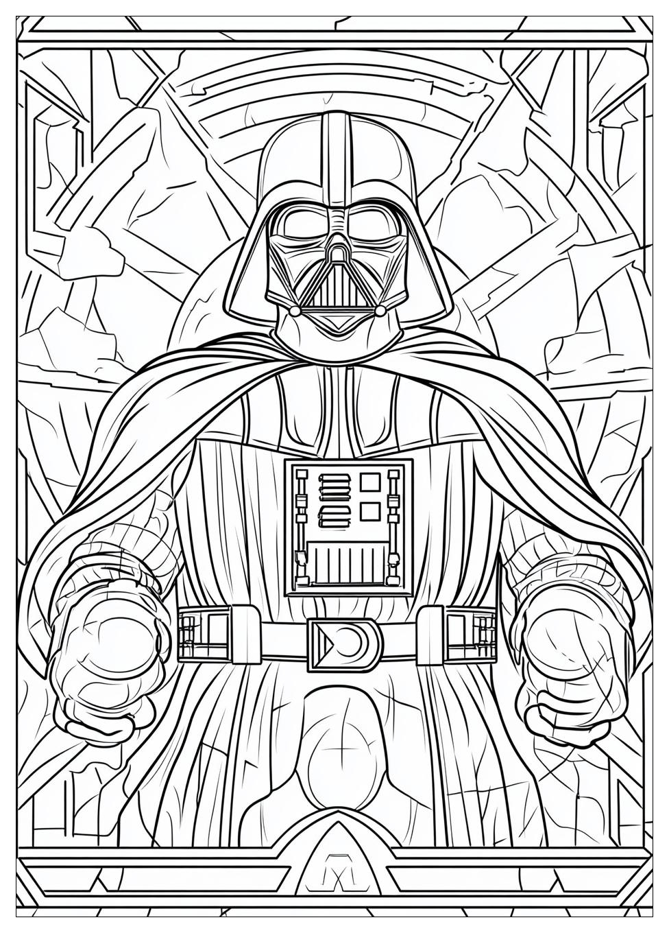 Darth Vader Ausmalbilder 1