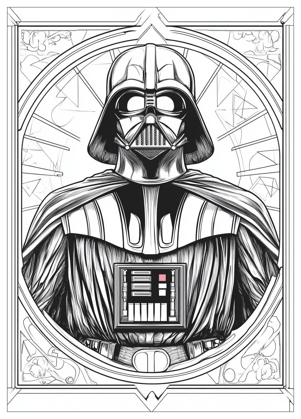 Darth Vader Ausmalbilder 12