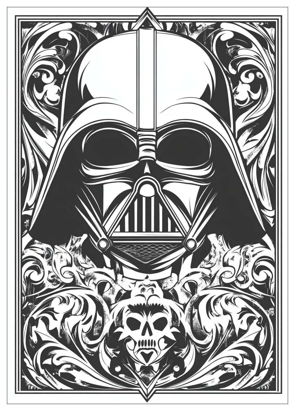 Darth Vader Ausmalbilder 17