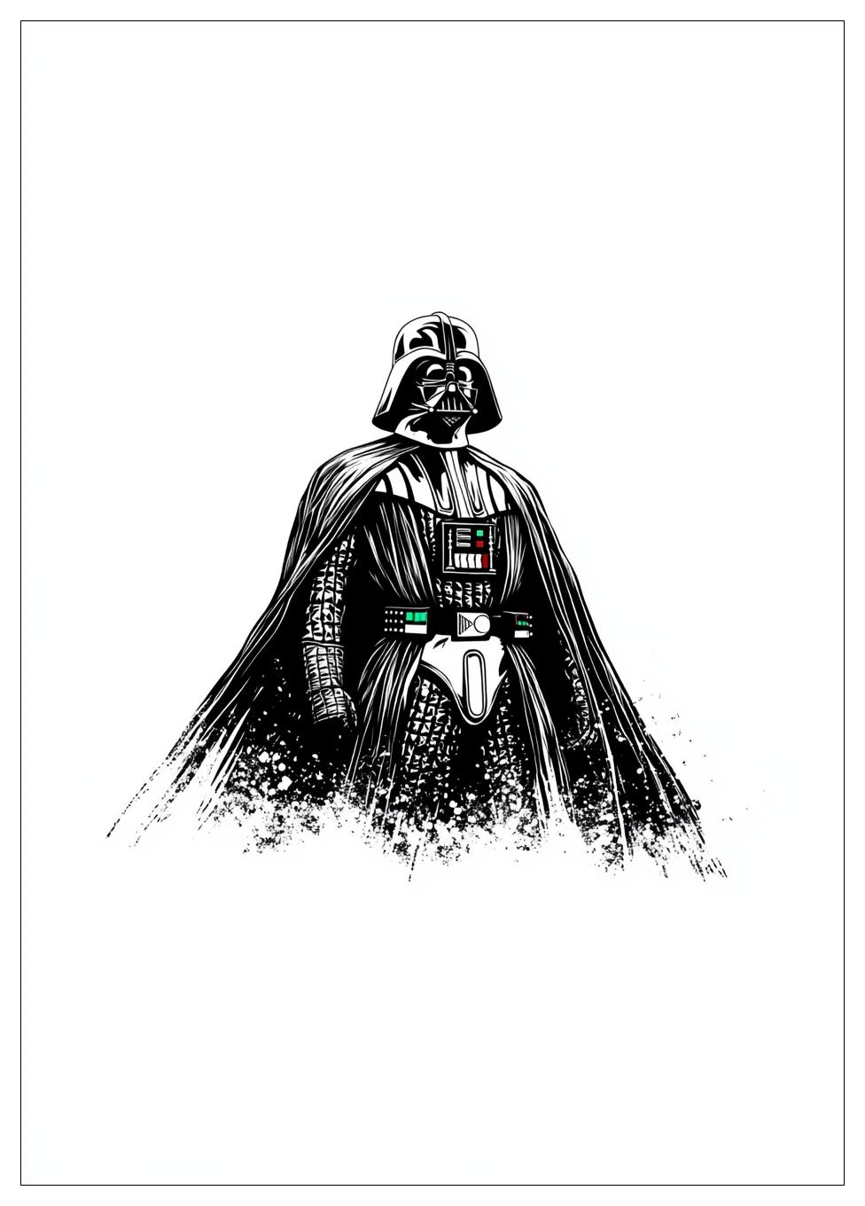Darth Vader Ausmalbilder 2