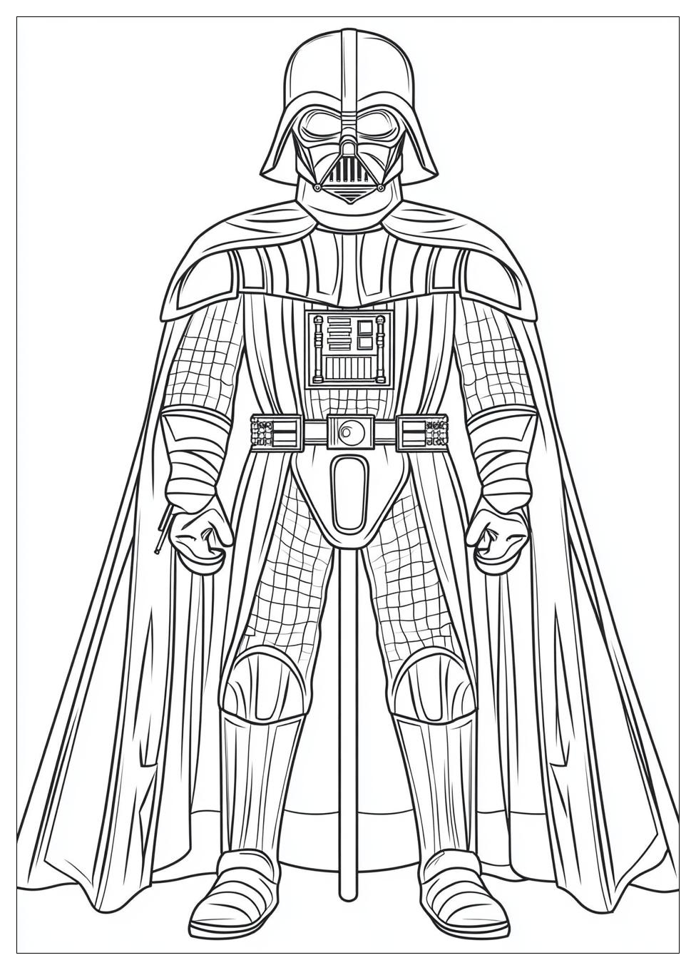 Darth Vader Ausmalbilder 3