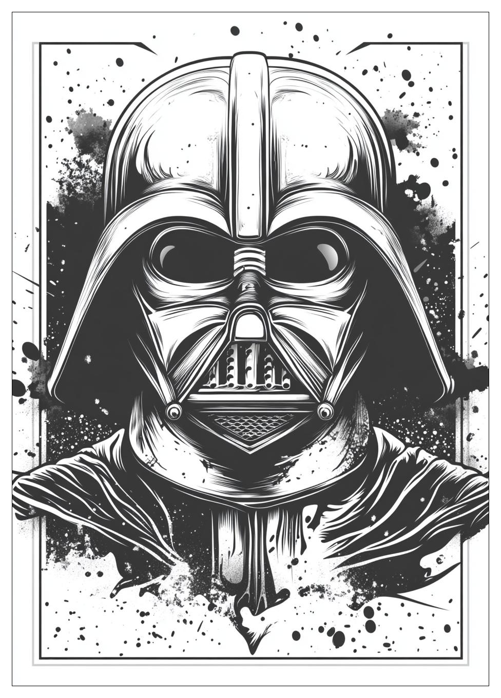 Darth Vader Ausmalbilder 4