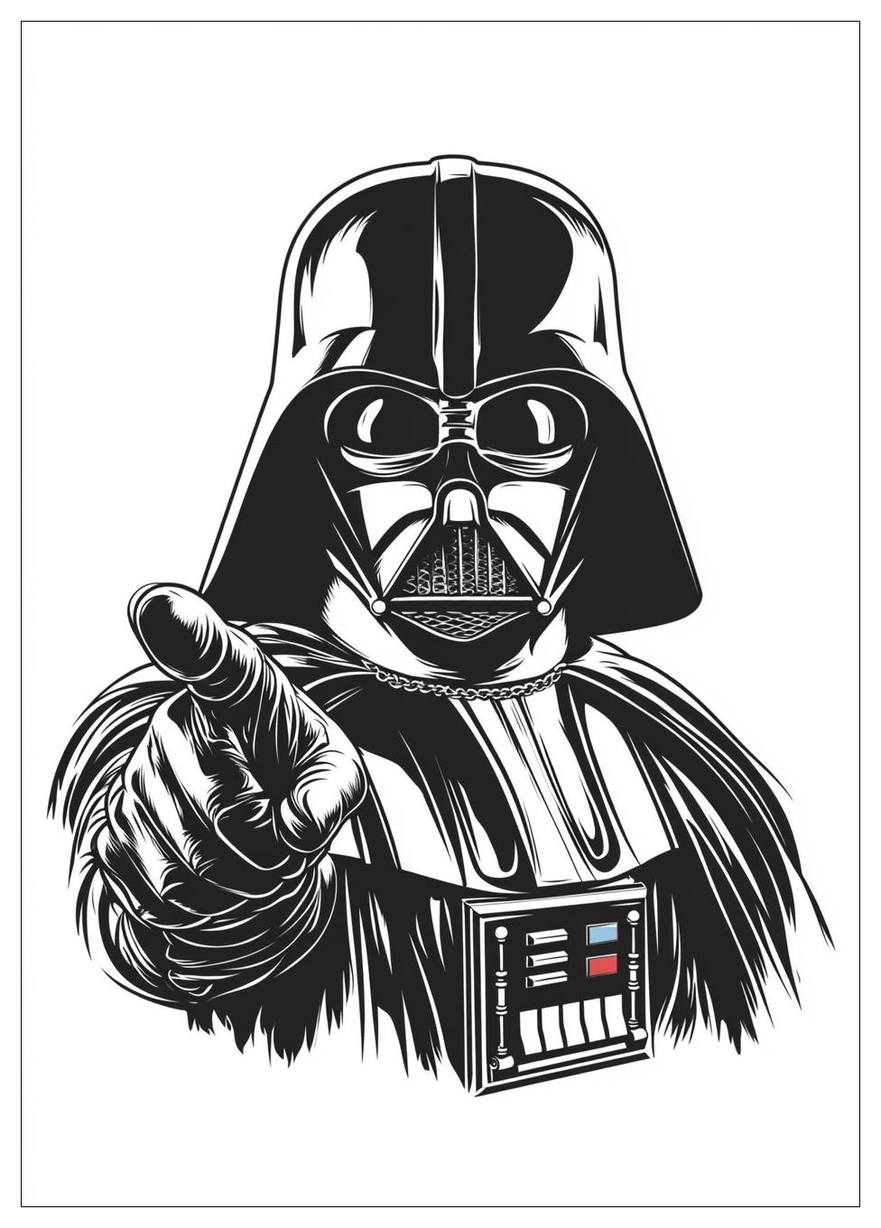 Darth Vader Ausmalbilder 5