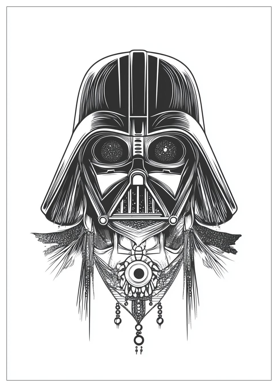 Darth Vader Ausmalbilder 6
