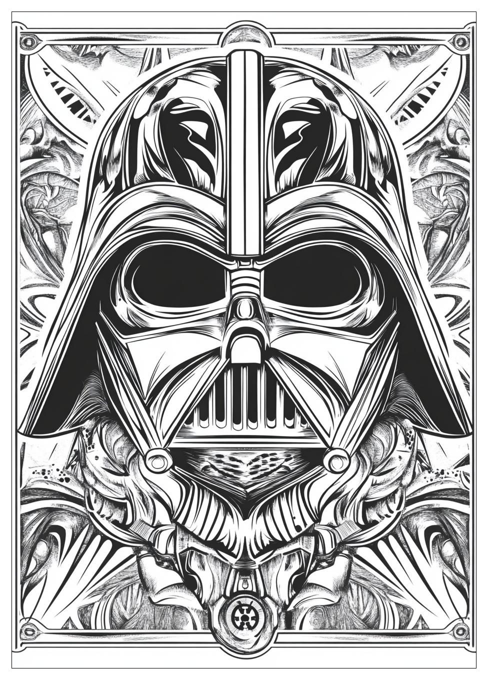 Darth Vader Ausmalbilder 8