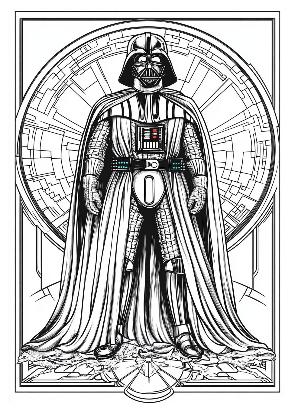 Darth Vader Ausmalbilder 9