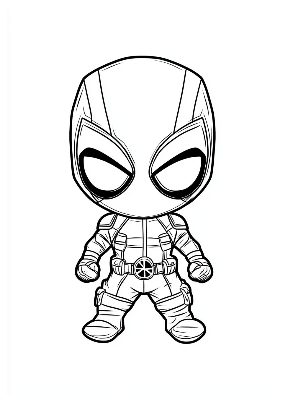 Deadpool Ausmalbilder 1