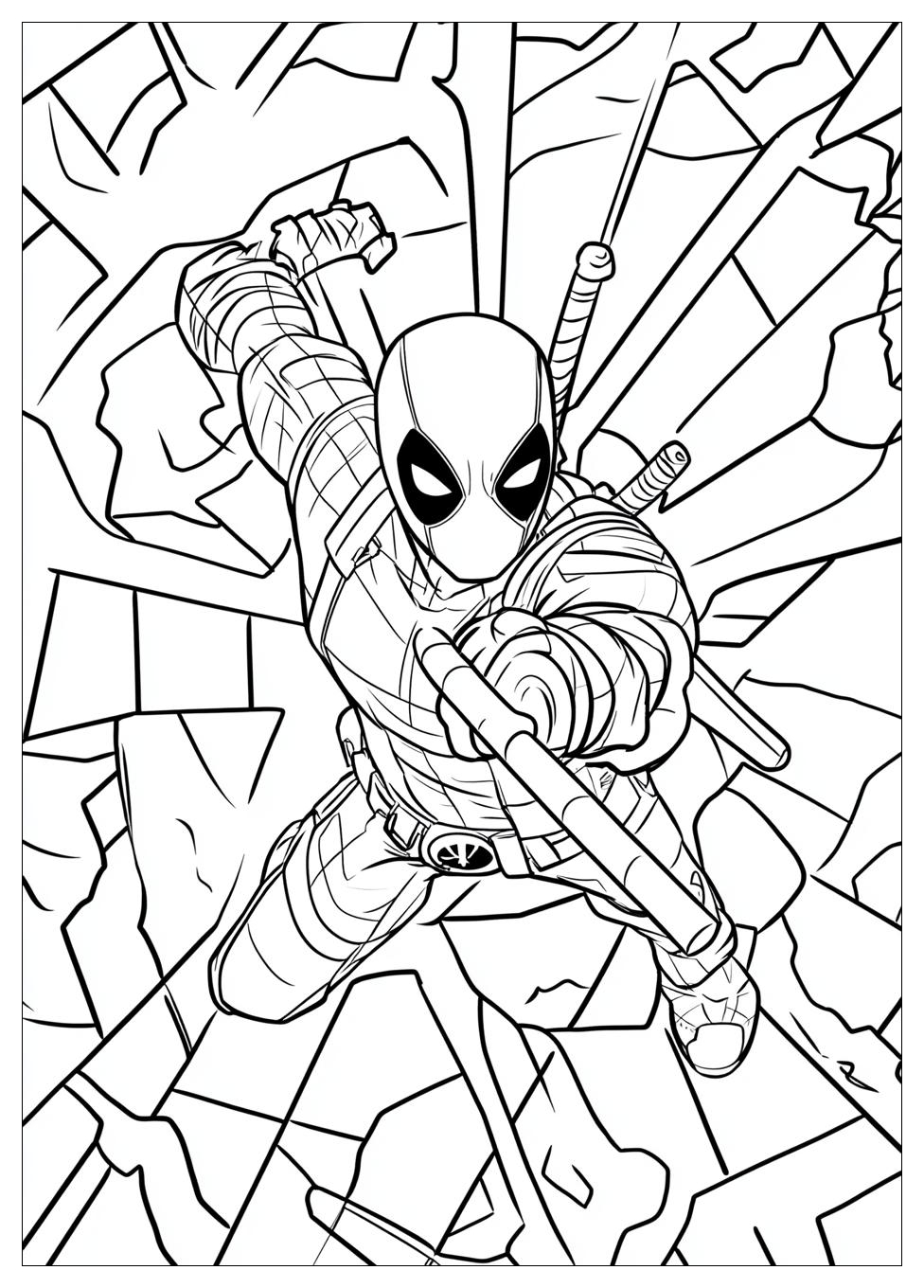Deadpool Ausmalbilder 11
