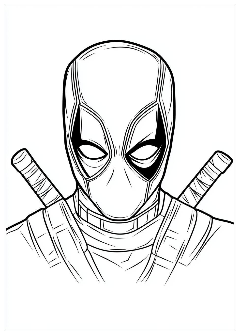 Deadpool Ausmalbilder 2
