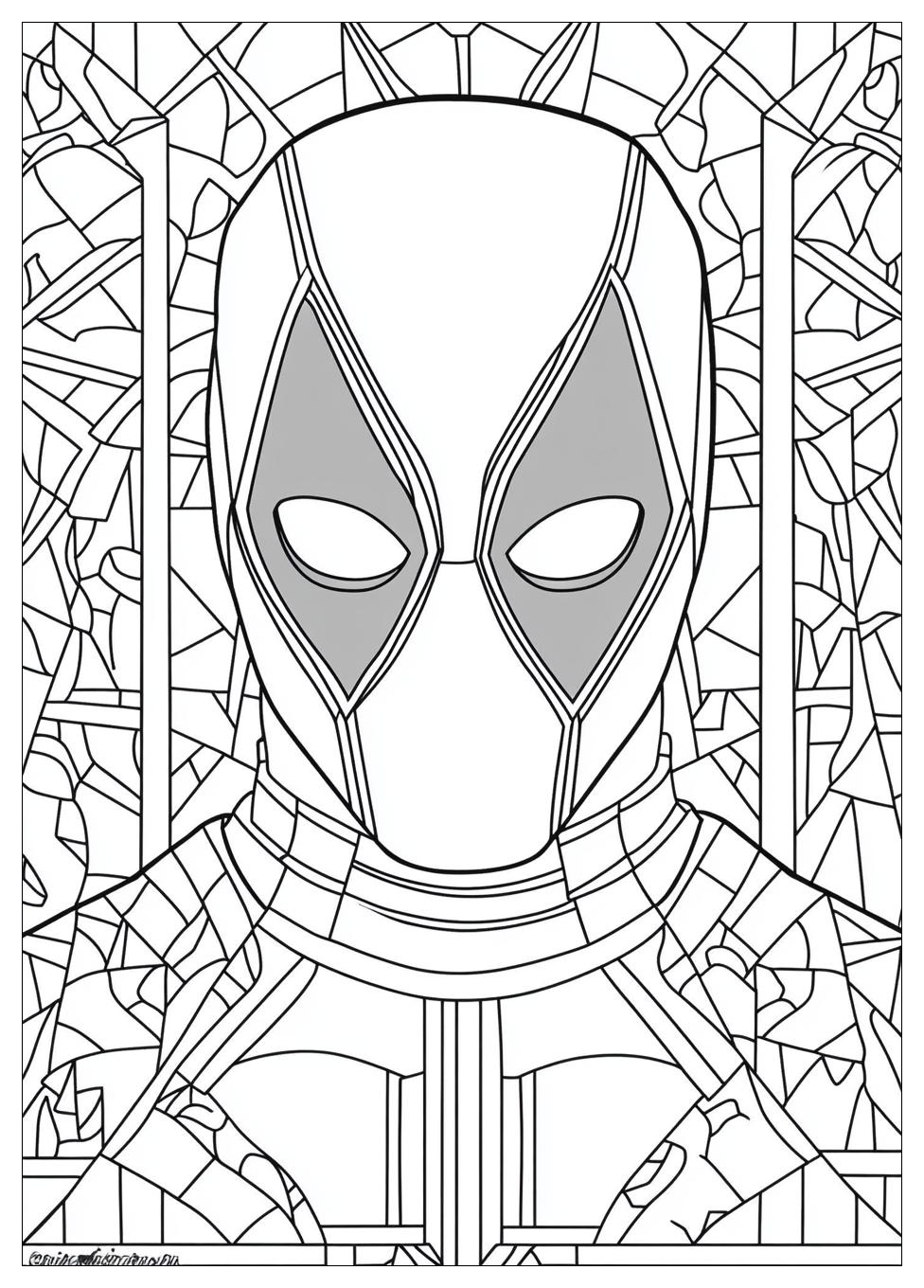 Deadpool Ausmalbilder 24
