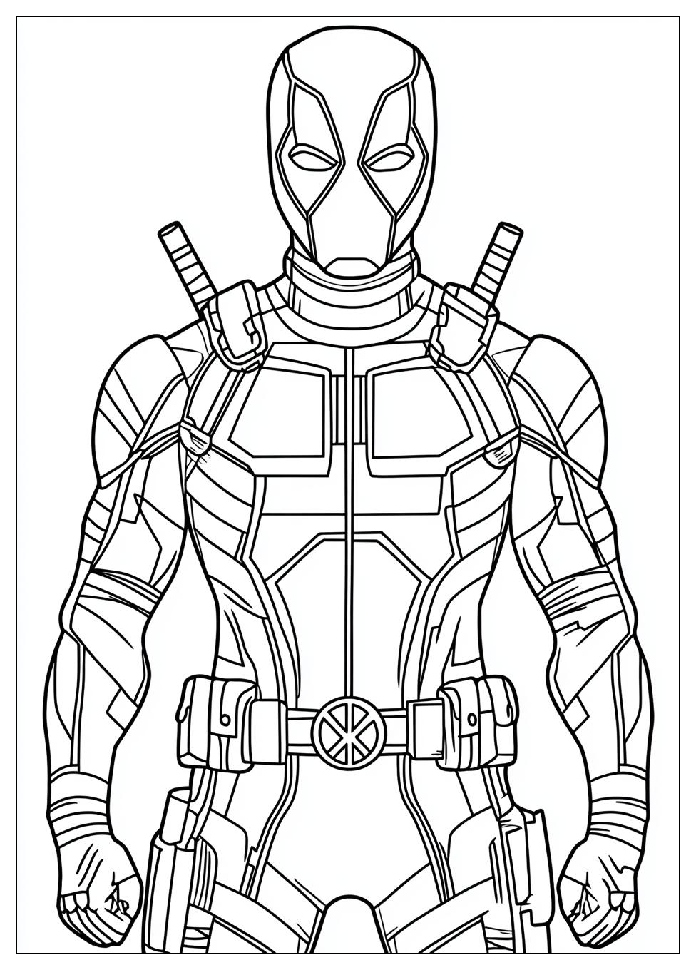 Deadpool Ausmalbilder 5