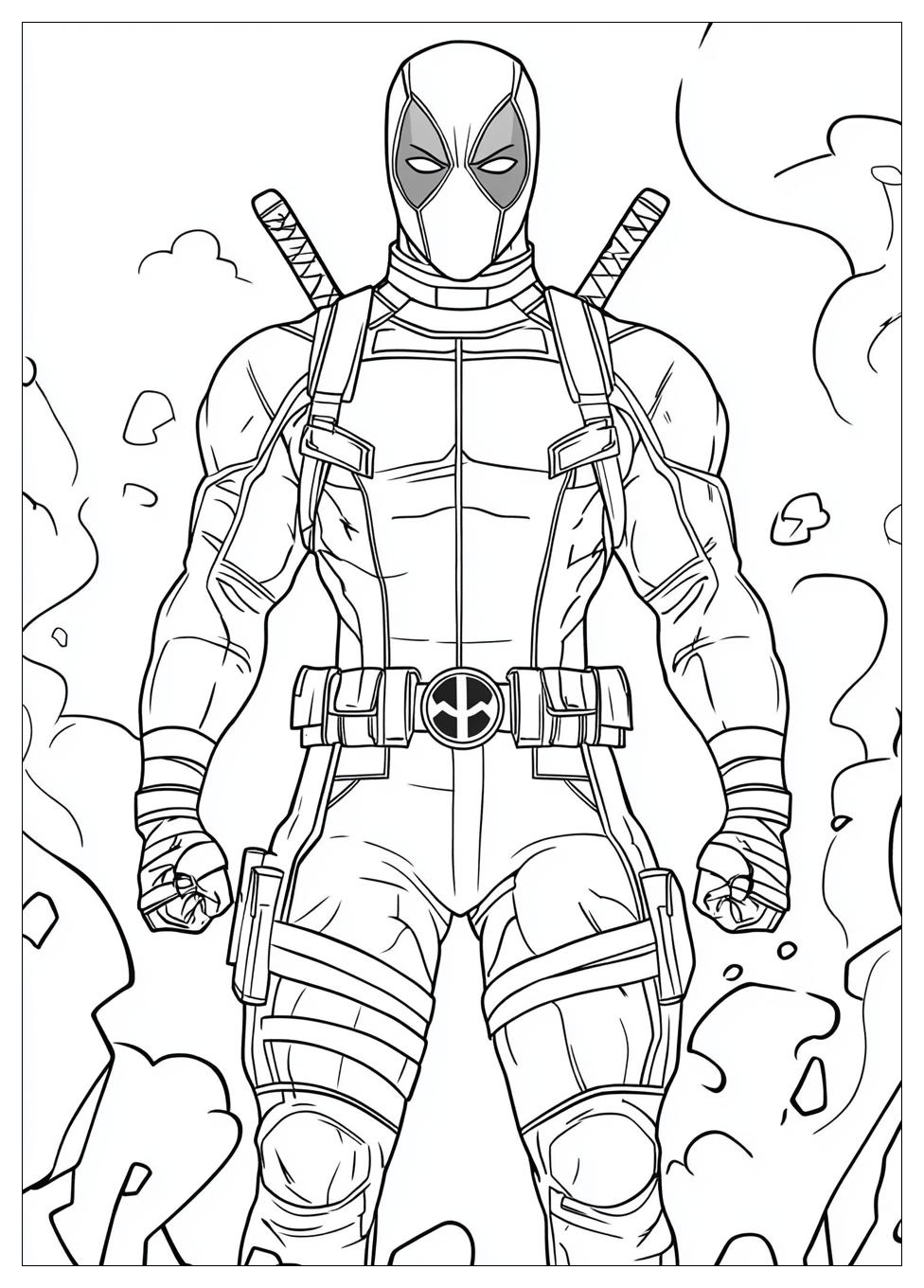 Deadpool Ausmalbilder 9