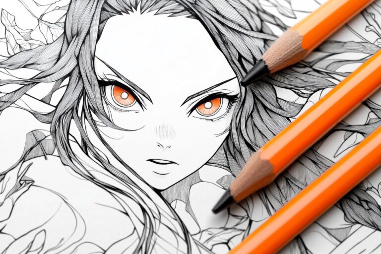 Demon Slayer Nezuko Ausmalbilder : Nezuko Ausmalbilder zum Entspannen und Kreativsein