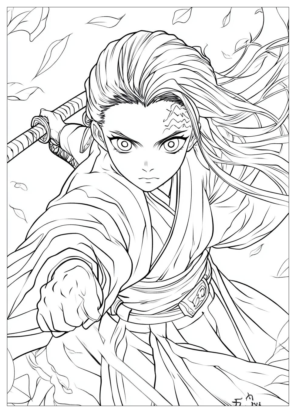 Demon Slayer Nezuko Ausmalbilder 1