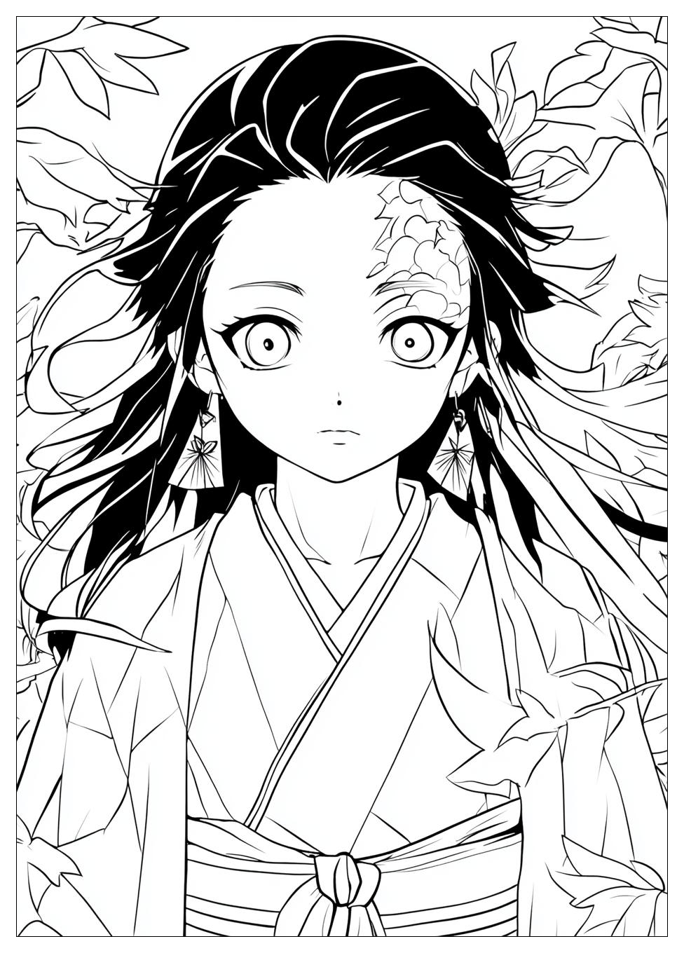 Demon Slayer Nezuko Ausmalbilder 10
