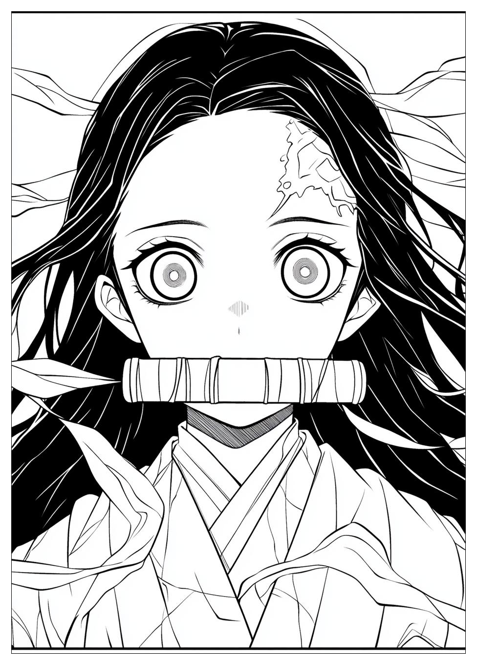 Demon Slayer Nezuko Ausmalbilder 11