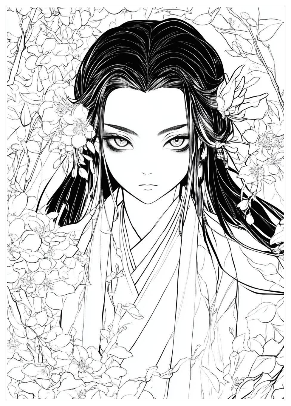 Demon Slayer Nezuko Ausmalbilder 13