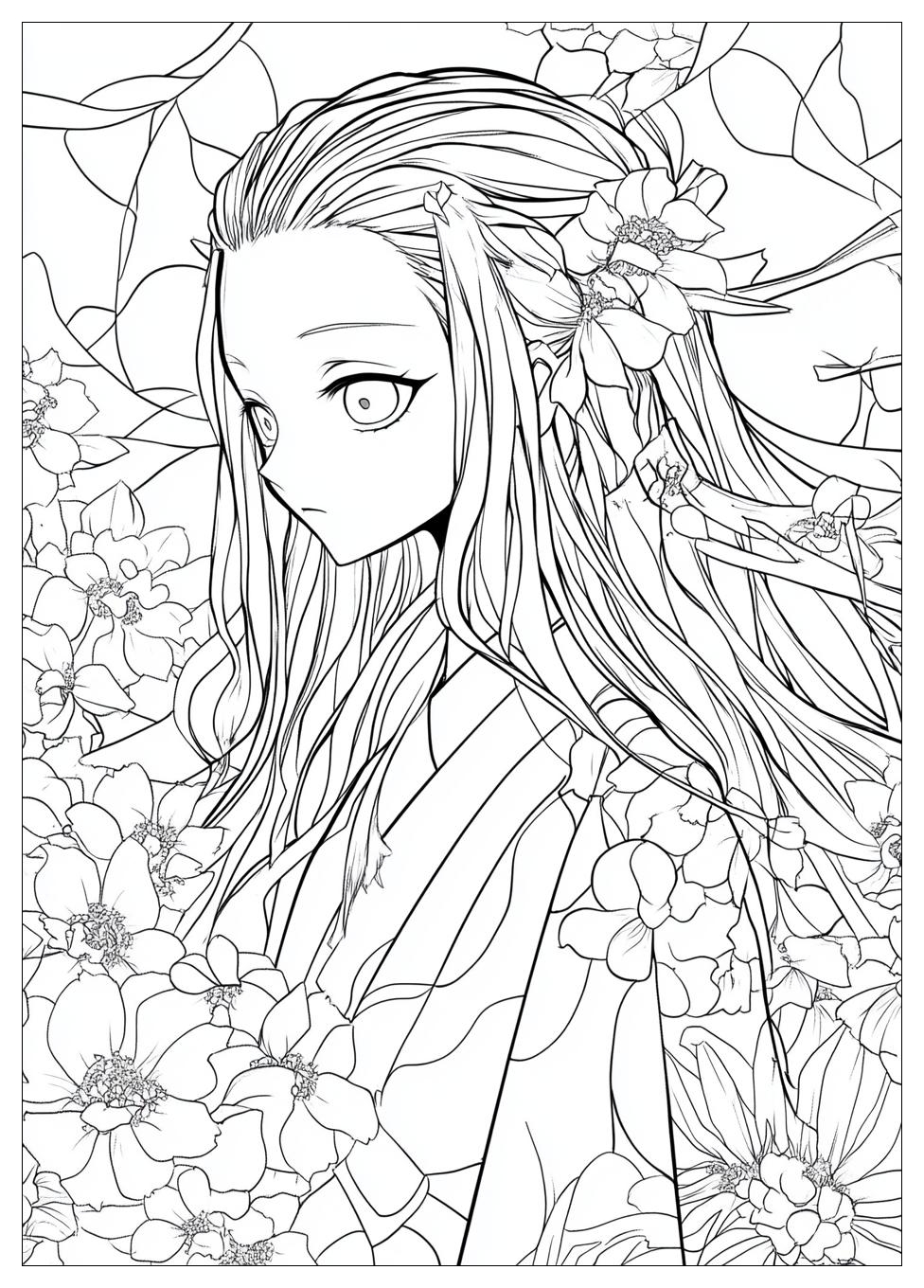Demon Slayer Nezuko Ausmalbilder 14