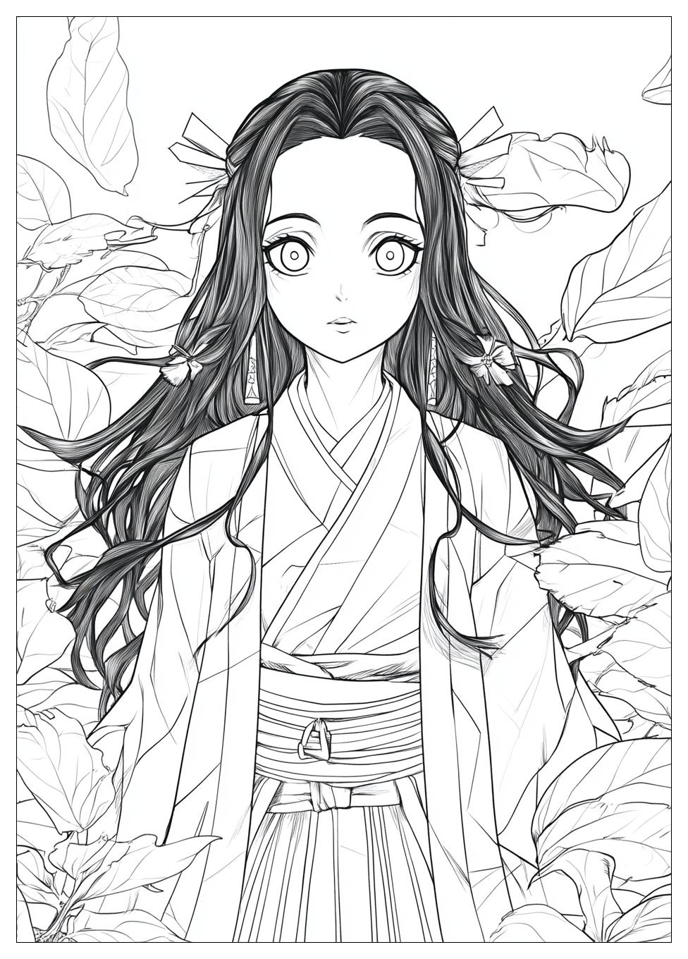 Demon Slayer Nezuko Ausmalbilder 17