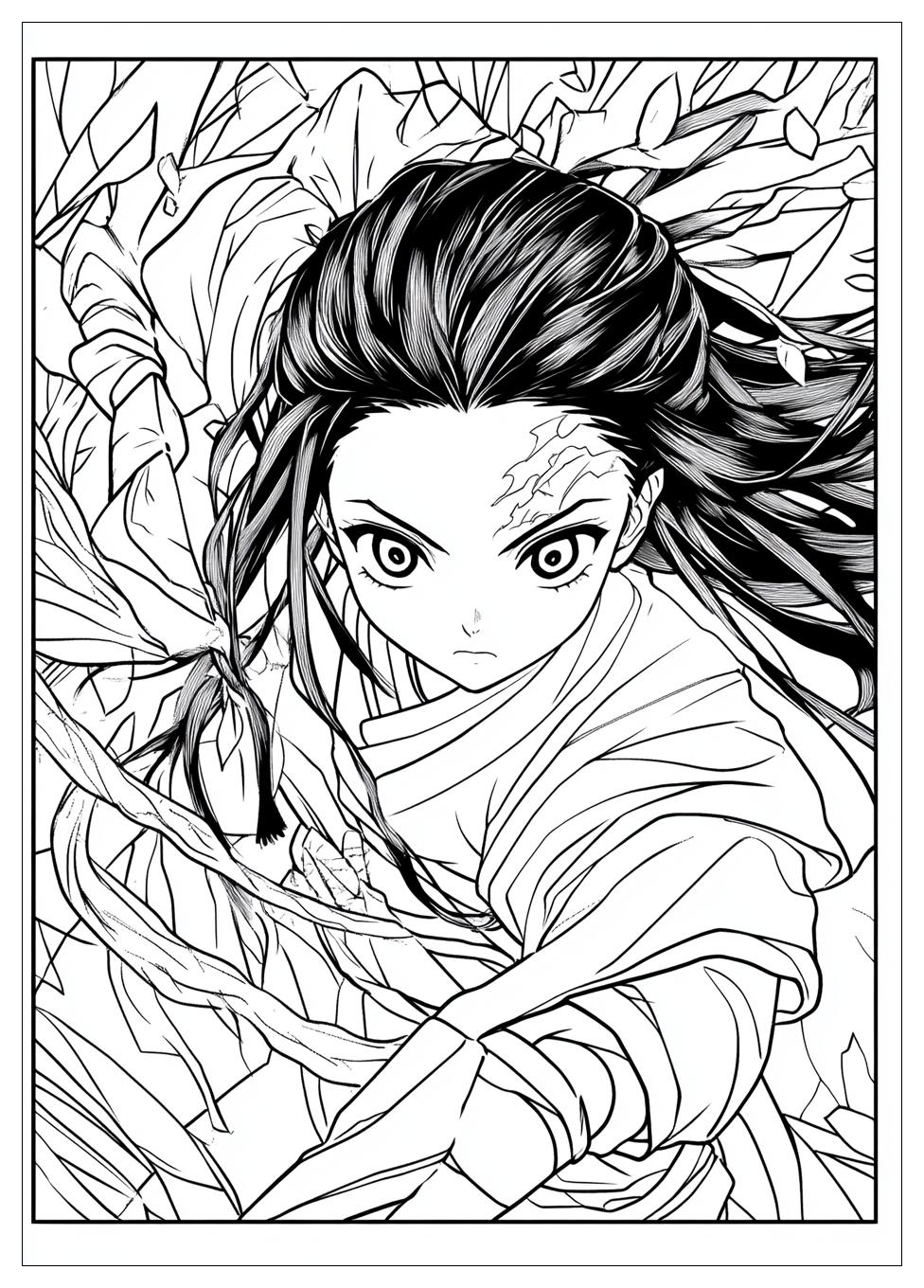 Demon Slayer Nezuko Ausmalbilder 2