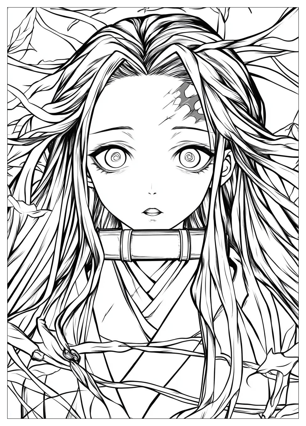 Demon Slayer Nezuko Ausmalbilder 22