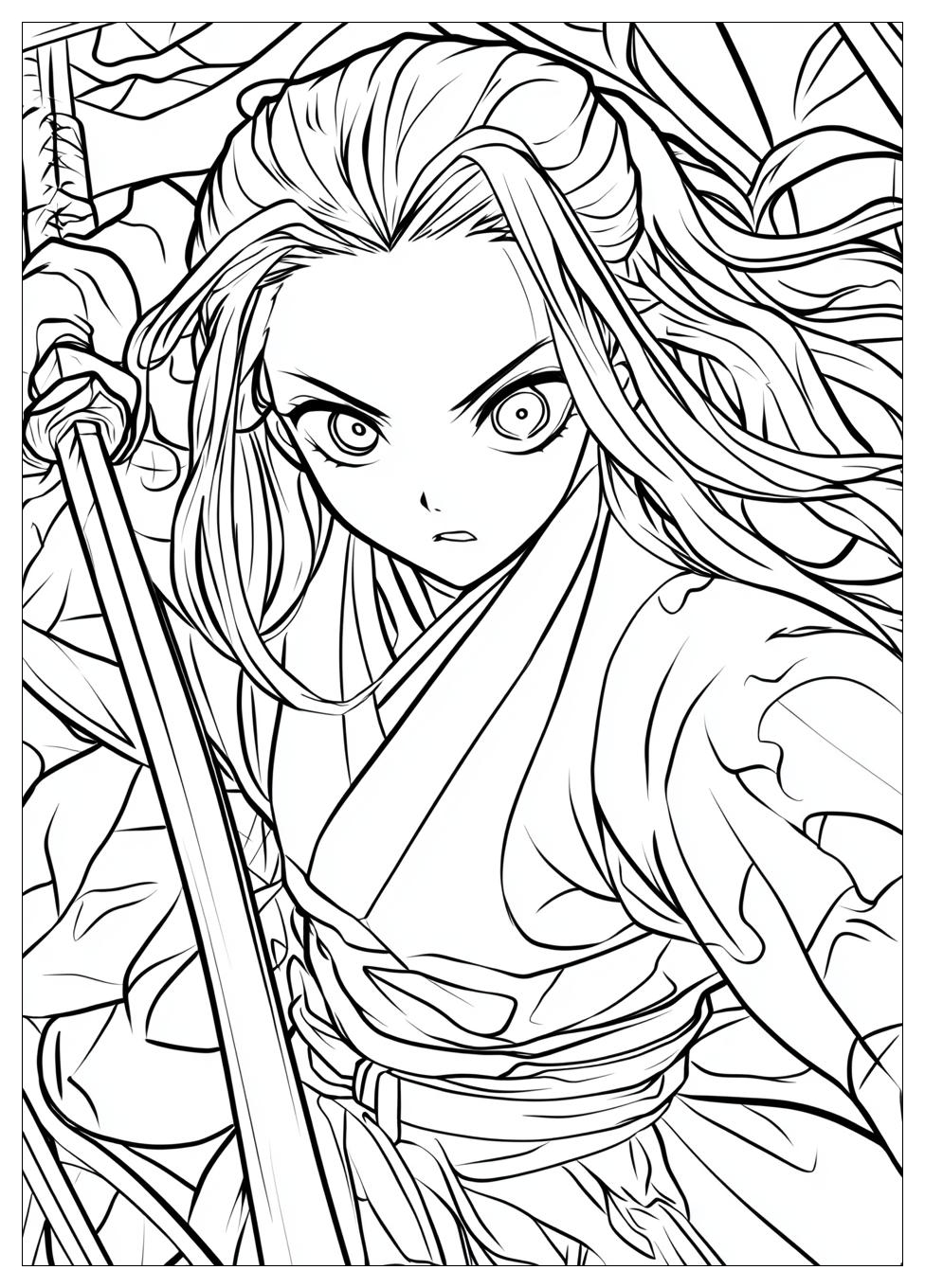 Demon Slayer Nezuko Ausmalbilder 6