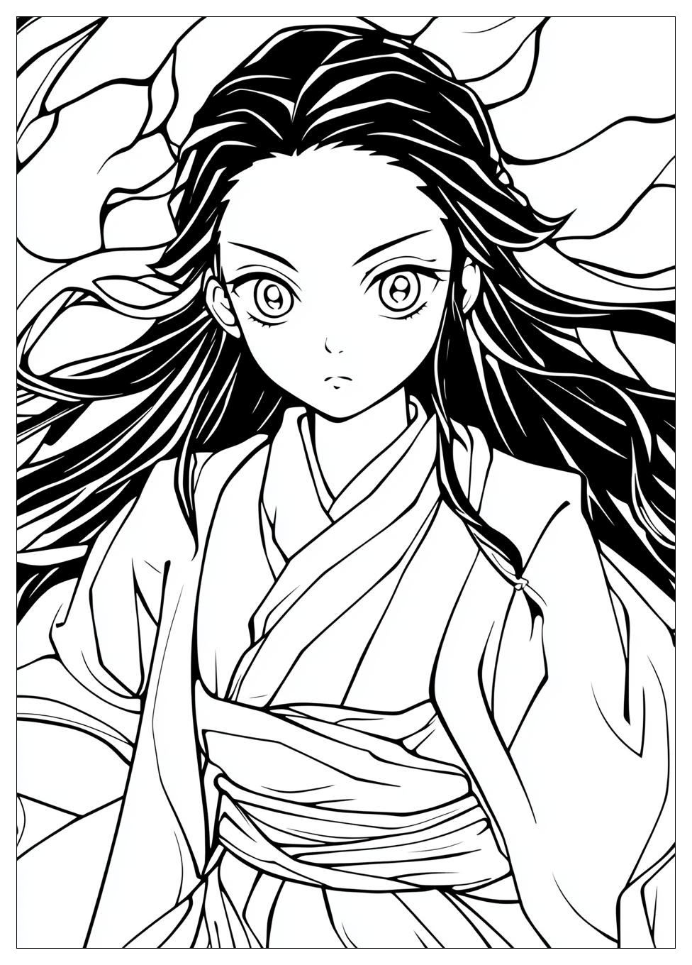 Demon Slayer Nezuko Ausmalbilder 7