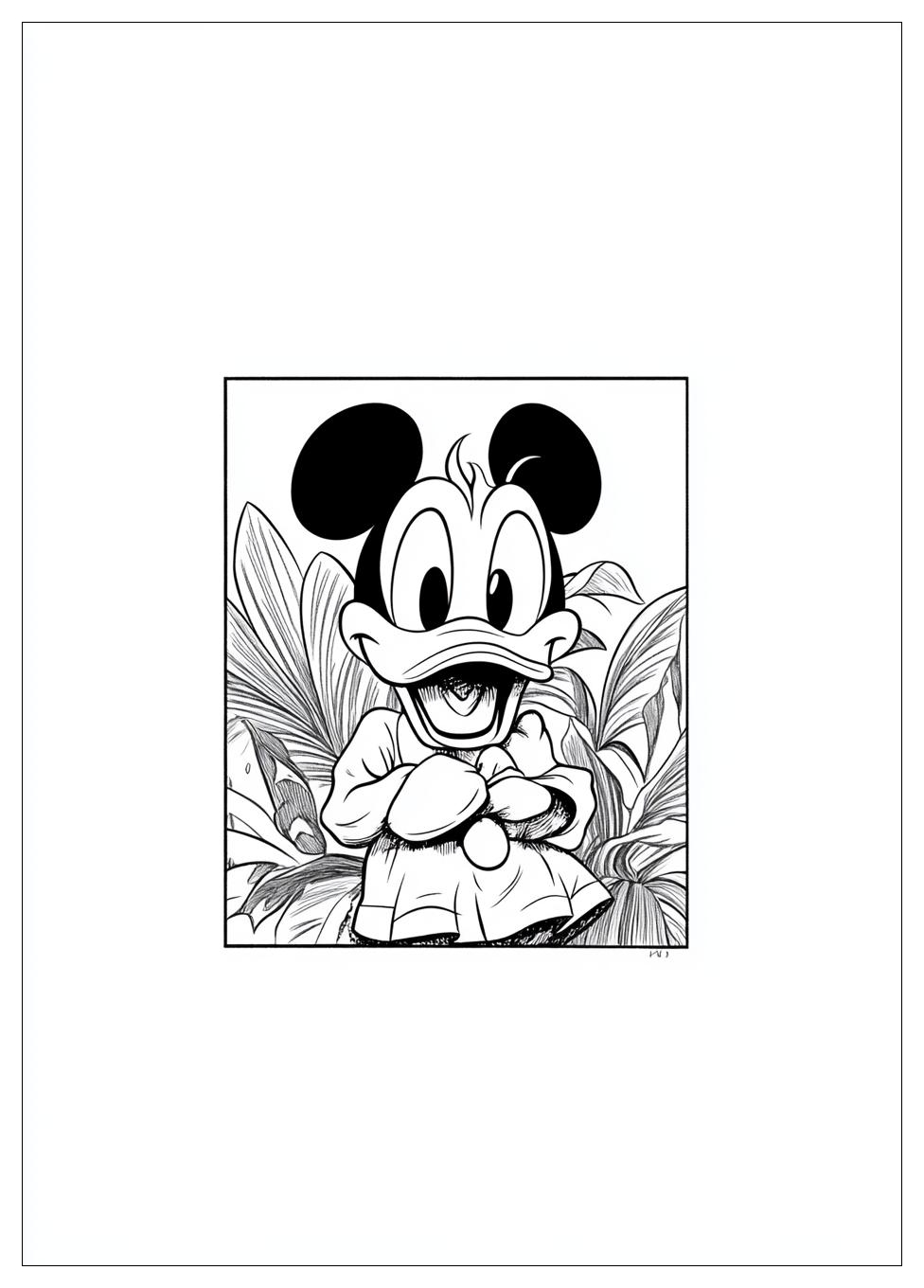 Donald Duck Ausmalbilder 12